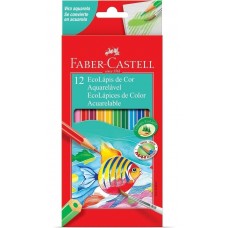 LAPICES COLOR FABER CASTELL ACUARELABLE 12u