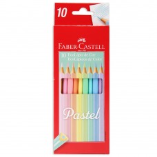 LAPICES COLOR FABER CASTELL ECO PASTEL 10u