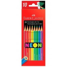 LAPICES COLOR FABER CASTELL ECO NEON 10u