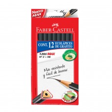 LAPIZ NEGRO FABER CASTELL ECO HB caja x 12u