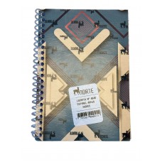 LIBRETA NORTE 4040 10x14cm CON INDICE RAYADO 40 hj