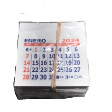 ALMANAQUE MENSUAL OML MIGNON 5x5cm x 50u