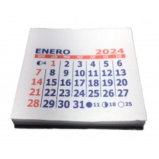 ALMANAQUE MENSUAL OML MIGNON 5x5cm