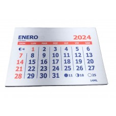 ALMANAQUE MENSUAL 14ML 10.5x7.5cm