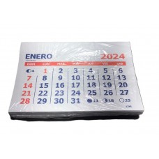 ALMANAQUE MENSUAL 12ML 16x10cm x 25u