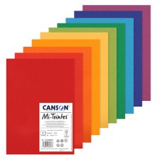 PAPEL ESPECIAL A4 160gr CANSON MI-TEINTES VIVES 10 hj