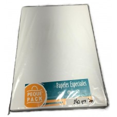 PAPEL OPALINA A3 240gr PEQUE PACK BLANCA 100 hj