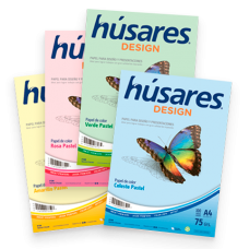 RESMA COLOR A4 75gr HUSARES DESIGN 500 hj