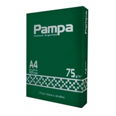 RESMA A4 75gr PAMPA caja x 10 resmas