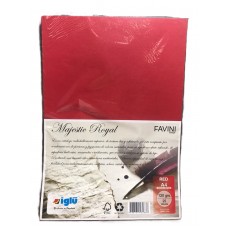 PAPEL ESPECIAL A4 120gr IGLU MAJESTIC RED 25 hj