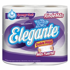 PAPEL HIGIENICO ELEGANTE 2hj SPONGY bulto x 40 rollos x 30mts
