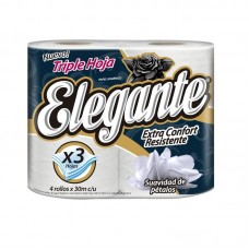 PAPEL HIGIENICO ELEGANTE 3hj EXTRA CONFORT bulto x 24 rollos x 30mts