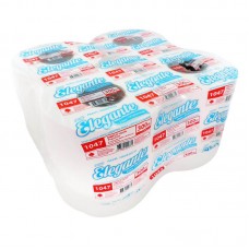 PAPEL HIGIENICO ELEGANTE 1047 1hj cono 7.5cm x 300mts x 8 rollos