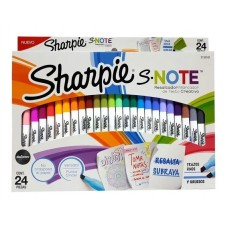 MARCADOR SHARPIE S.NOTE x 24u