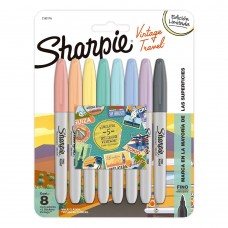 MARCADOR SHARPIE FINO VINTAGE x 8u