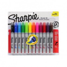 MARCADOR SHARPIE BRUSH PINCEL x 12u