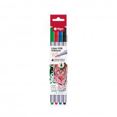 MARCADOR FILGO LINER 038 SURTIDO x 4u