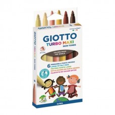 MARCADOR GIOTTO TURBO MAXI SKIN TONES x 6u