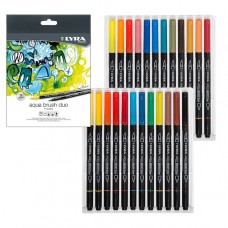 MARCADOR LYRA AQUA BRUSH DUO COLOR x 24u
