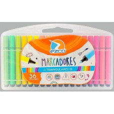 MARCADOR EZCO TRIANGULAR x 36u