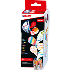 MARCADOR EDDING COLOUR HAPPY SET x 20u