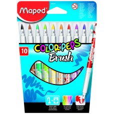 MARCADOR MAPED COLORPEPS BRUSH x 10u