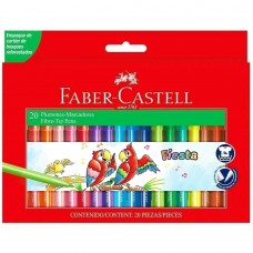 MARCADOR FABER CASTELL FIESTA x 20u