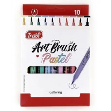 MARCADOR TRABI ART BRUSH PASTEL x 10u