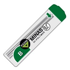 MINA PIZZINI..0.7mm.B. TUBO x 12u.