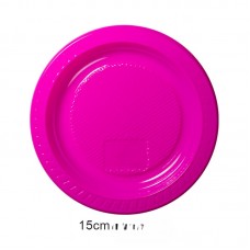 PLATO PLASTICO 15cm COLOR COPOBRAS blister x 10u