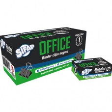 APRIETA PAPEL SIFAP NEGRO Nø1 19mm x 12u