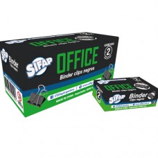 APRIETA PAPEL SIFAP NEGRO Nø2 25mm x 12u