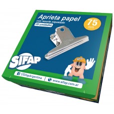 APRIETA PAPEL SIFAP NIQUELADO 75mm x 24u