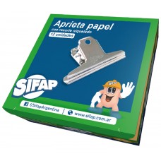APRIETA PAPEL SIFAP NIQUELADO 145mm x 12u