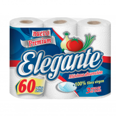 ROLLO COCINA ELEGANTE (928) PREMIUN bulto x 24 rollos x 60 paños