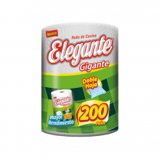 ROLLO COCINA ELEGANTE (921) GIGANTE BLANCO paquete x 1 rollo x 200hj