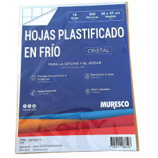 PLASTIFICADO FRIO 37x50cm MURESCO x 10u