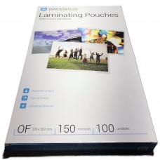 PLASTIFICADO CALIENTE OFICIO 225x362mm BINDERPLUS x 20u
