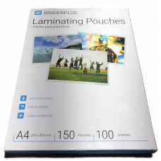 PLASTIFICADO CALIENTE A4 225x303mm BINDERPLUS x 20u