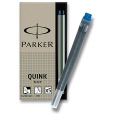 CARTUCHO PARKER NEGRO x 5u