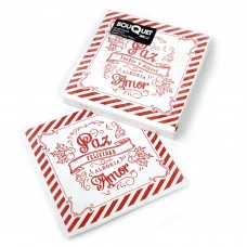 SERVILLETA BOUQUET 2hj NAVIDAD 33x33cm x 25u