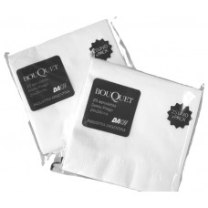 SERVILLETA BOUQUET 2hj BLANCA 24x24cm x 25u