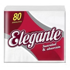 SERVILLETA ELEGANTE (941) 32x32cm bulto 30 paquetes x 80u