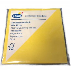 SERVILLETA DUNI SOFT COLOR 40x40cm x 12u