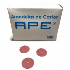 ARANDELA DE CARTON CAJA x 500u