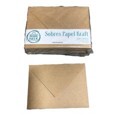 SOBRE KRAFT COMERCIAL 114x162mm 120gr x 100u