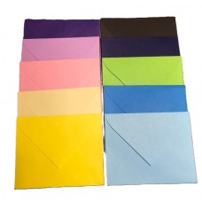 SOBRE COLOR COTILLON 9.5x12.5cm 90gr PEQUE PACK x 100u