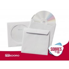 SOBRE CD CON VENTANA MEDORO x u OFERTA
