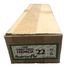 SOBRE FARMACIA Nø22/53x93 x 1000u