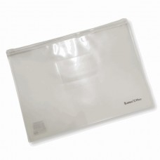 SOBRE PVC ZIPPER A4 CRISTAL